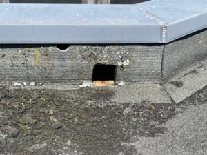 Expertise Toiture Terrasse avec des Non conformité sur Vannes 56000